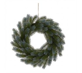 Veniec čečina zeleno-sivý 45*45*8cm