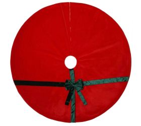 Vianočný kryt stromčeka čer/zel textil 120*120cm