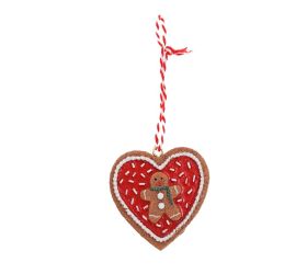 Záves srdce hne/čer/bie poly 6*6cm