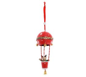 Záves balón so sobom čer/zla plech 6,5*6,5*16cm