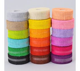 Stuha juta mix farba 5x10y 221014.m.05/10