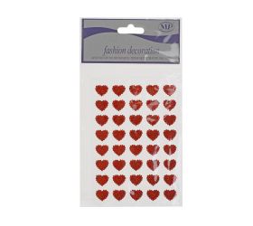Srdce lepiac. srdce červené s/40 15 mm