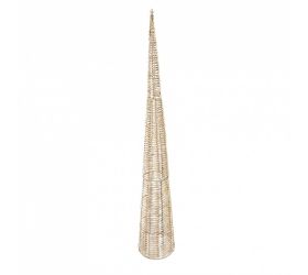 Kužel zlatý 1800led 210cm