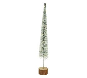 Stromček stojaci zelený zasnežený led 8,5*70cm