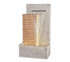 Fontána obdĺžniková, vonkajšia, grc l.52cm w.32cm h.95cm