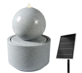 Fontána solár okrúhla vonkaj. v54/pr.40cm