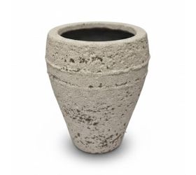 Kv-39 kvetináč umelý kameň crea lime amfora pieskový  54x54x68