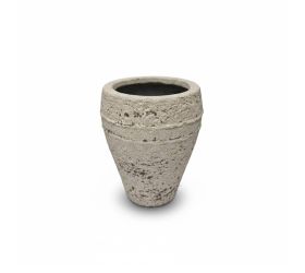 Kv-39 kvetináč umelý kameň crea lime amfora pieskový 40x40x50