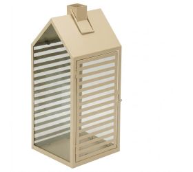 Lampáš dom béžový kov veľký nb1251540