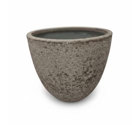 Kv-25 kvetináč umelý kameň granite béžovo-sivý 33x29