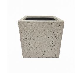 Kv-42 kvetináč umelý kameň granite kocka pieskový 50x50x50
