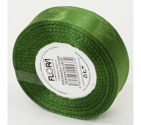 Saten stuha 20mm/15m zelená tm. farba 110