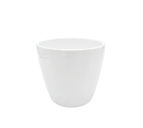 Obal biely kónický lesk. 17.5xv15cm