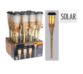 Solárne svetlo zápich pp bambus v54cm