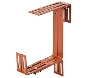 Držiak na hrantíky balconera kovový terakota set 2ks