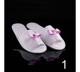 Svadobné papuče s mašličkou / kvietkom - Svatba