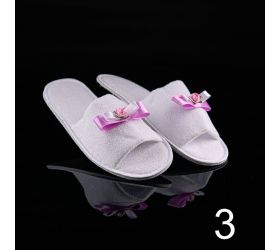 Svadobné papuče s mašličkou / kvietkom - Svatba