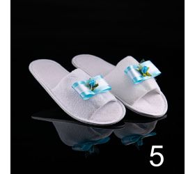 Svadobné papuče s mašličkou / kvietkom - Svatba