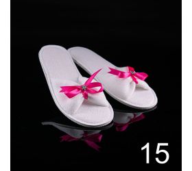 Svadobné papuče s mašličkou / kvietkom - Svatba