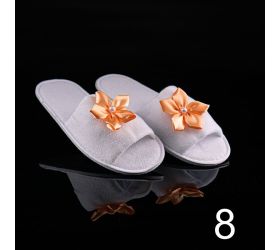 Svadobné papuče s mašličkou / kvietkom - Svatba