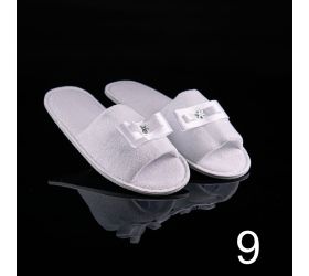 Svadobné papuče s mašličkou / kvietkom - Svatba