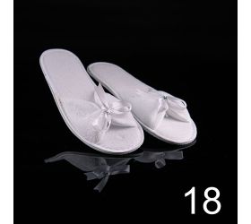 Svadobné papuče s mašličkou / kvietkom - Svatba