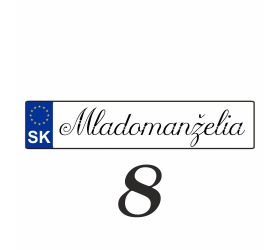 Svadobná ŠPZ, rôzne motívy - Svatba