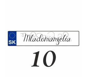 Svadobná ŠPZ, rôzne motívy - Svatba