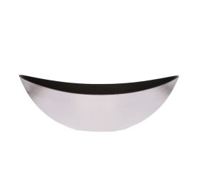 Loďka plast 39x12x13cm strieborná