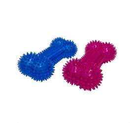 Hračka pre psa kostička pichliač /guma 11cm 2ass