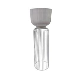 Stojan metal grigio 27,5xv84cm