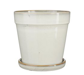 Kvetináč s podmiskou clint keramika pr.20/v20cm