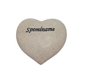 Srdce spomíname 12,5x11,5x3,5cm