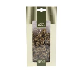 Pinecone birch nature 10x5x22cm 50gr