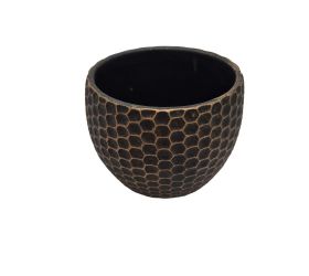 A1 obal cement  zlato-hnedý  19x19x15cm