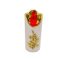 Svet.led rico ľalia white-gold-red 12,5cm 4/25/lux-bat