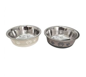 Miska pre zvieratká labka 14cm 2ass