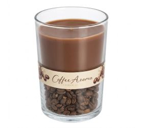 Duo coffe sklo veľ.hnedé 420gr