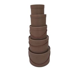 Darčeková krabička+šnúrka hnedá s/5 13x9-25x17cm