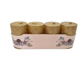 Valec 4-pack rustic met.zlatý
