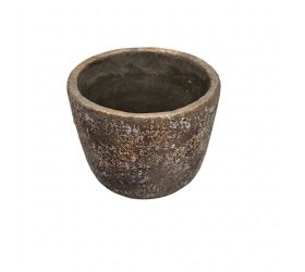 A3 obal cement zlatý 14x14x12,5cm