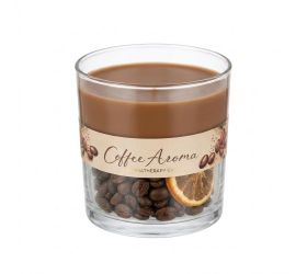 Duo coffe voň.sklo malé hnedé 270gr