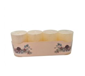 Valec 4-pack rustic met.krém