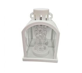 LED lucerna – kupola s anjelom, bílá