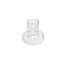 Svícen sklo v5,8/průměr 6,8 cm zn-01
