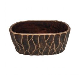 Obal cement hnedo-zlatá 22,5 × 11,5 × 10,5 cm