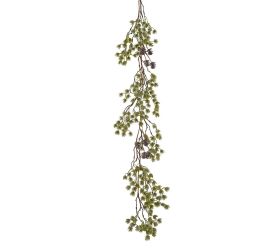 Girlanda ceder ľadový so šiškami 120 cm