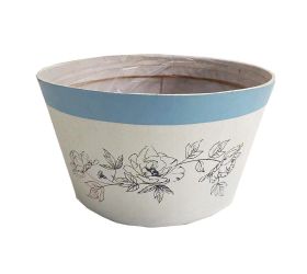 Obal breza kvet.vzor bielo-mod. 19,5x11cm