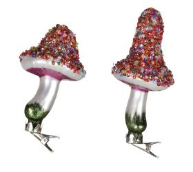 Muchotrávka sklo záves multi 5,5x10,6cm 2ass