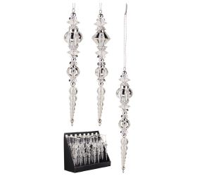 Závesná ozdoba diamant 17 cm 2ass